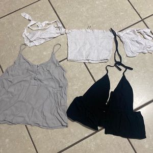 Lot of 3 crop tops bohemian.